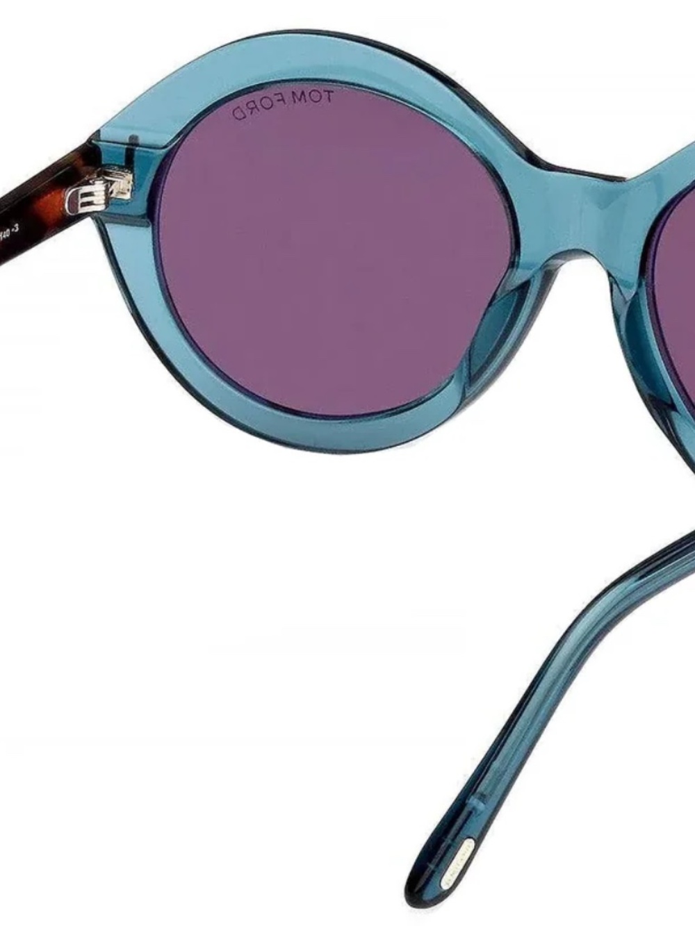 Tom Ford Seraphina FT1088 90E Transparent Blue Sunglasses - Picture 15 of 16